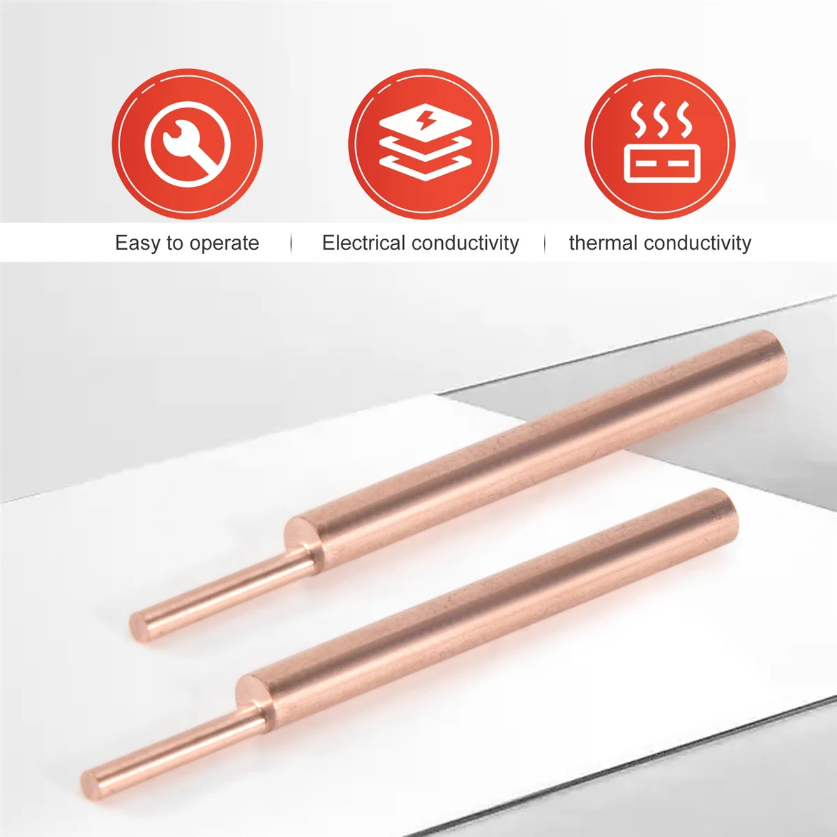 8PCS Schweißen Nadel Aluminium Oxid 3mm Exzentrische Stange Schweißen Maschine Schweißen Stift Löten Batterie Nickel Platte