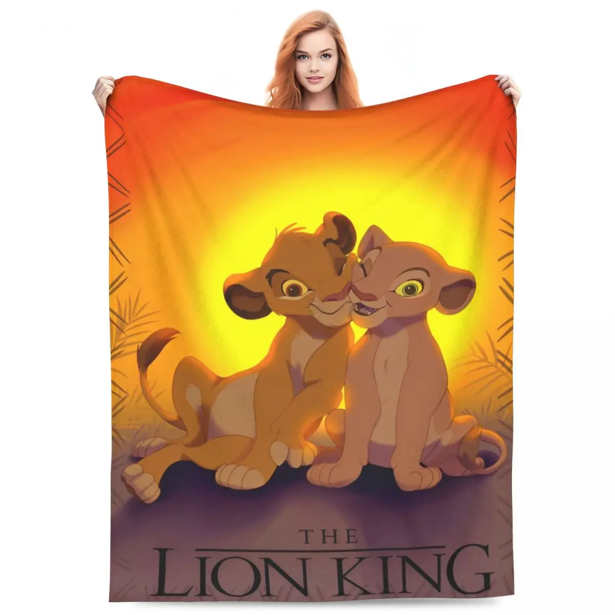 Amazing Gifts Lion King Simba Accessories Blanket Graphic Micro Fleece Throw Blankets