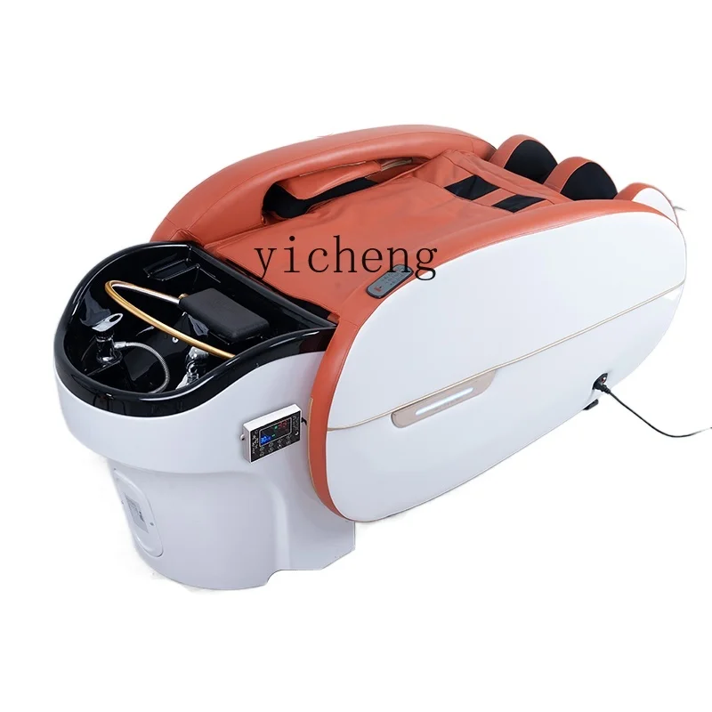 ZC Electric Massage Shampoo Bed Head Treatment Fumigation Flushing Bed Hair Salon Thai Water Circulation Shampoo Bed