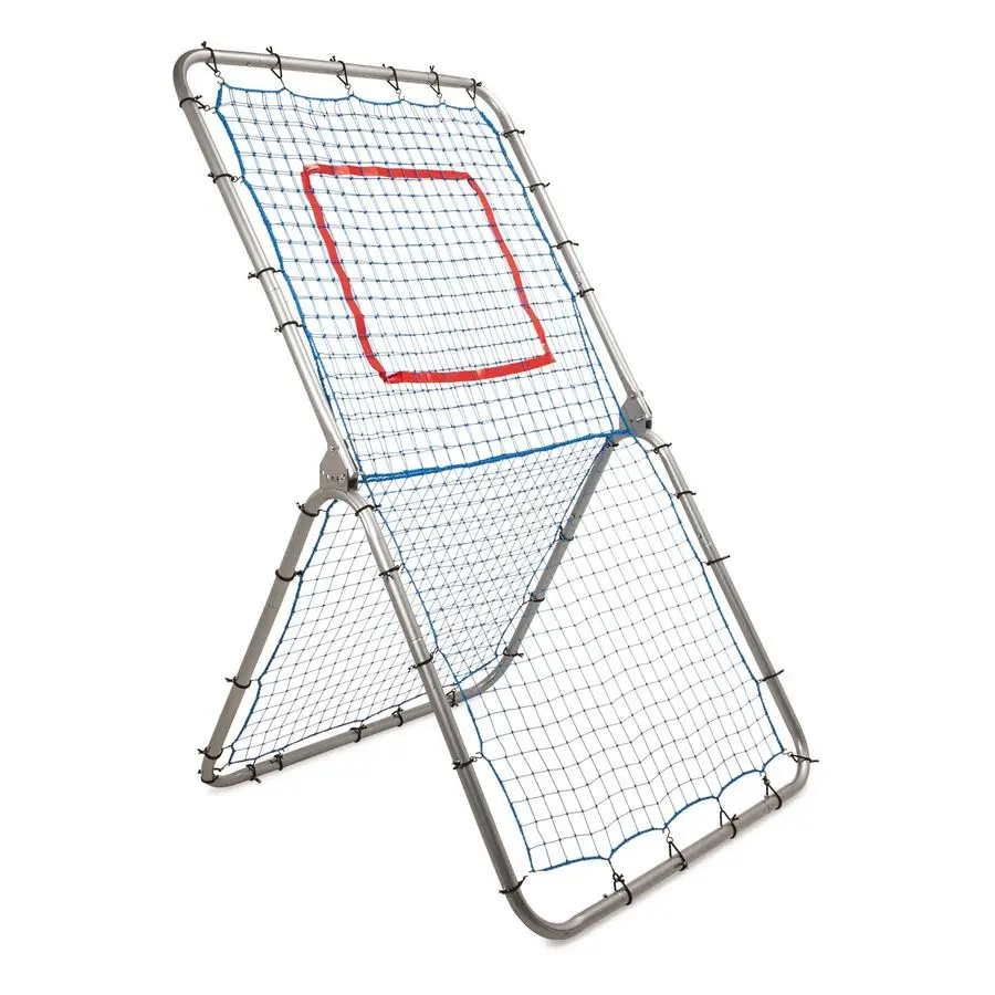 

Rebound Pitchback Net Adjustable Training Practice Rebounder Bounceback Pitchback Screen for MultiSport Training HeavyDuty Const