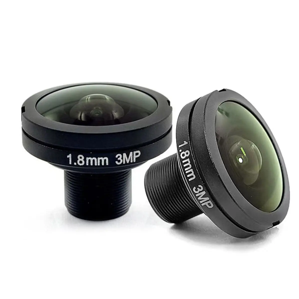 3 MP 1,8 mm Fischaugenobjektiv 1/3,6 Zoll 1/2,7 Zoll IR CCTV-Kameramodulobjektiv M12-Mount-Blende F2,8 185 Grad HD-Objektiv