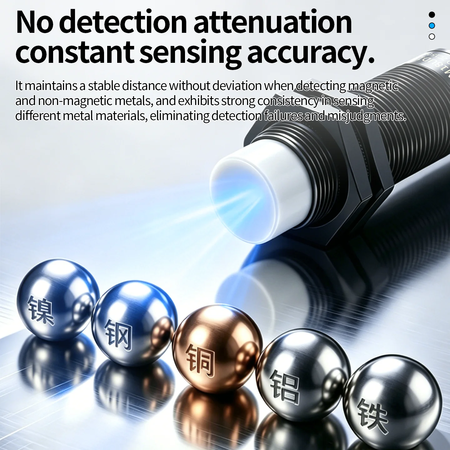 ZHICAN ZC2TF PTFE Factor 1 Inductive Proximity Sensor M12 M18 M30 Connector Type Corrosion Resistant All Metal