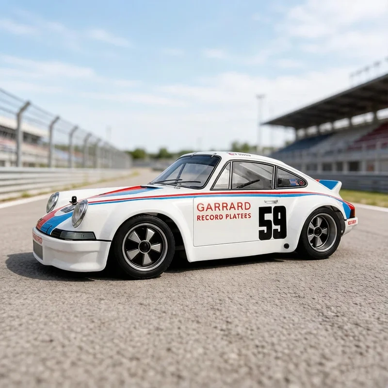 Hot HPI SPORT 3 Simulated 1973 Carrera Remote Control Electric Four-Wheel Drive Brushless Drift Car Flat Racing Car Model Gifts