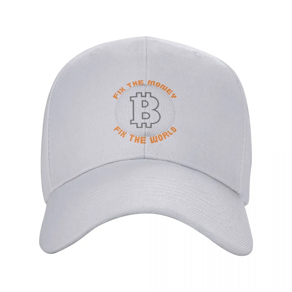 Bitcoin Fix The Money Fix The World Baseball Cap sun hat Golf Wear Women's 2024 Men's