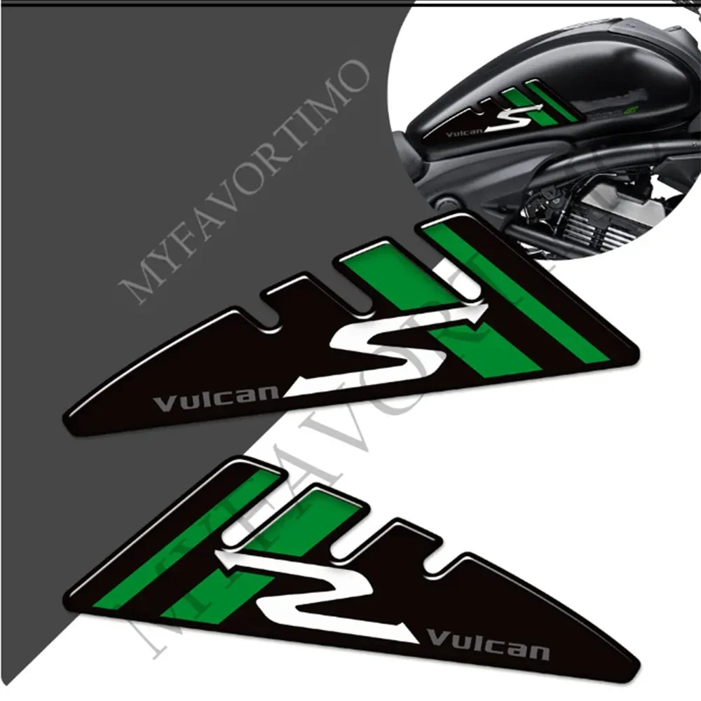 Motorcycle For Kawasaki VULCAN S VULCAN-S 650 VN650 Tank Pad Stickers Decal Fuel Oil Kit Knee Protector 2017 2018 2019 2020 2021