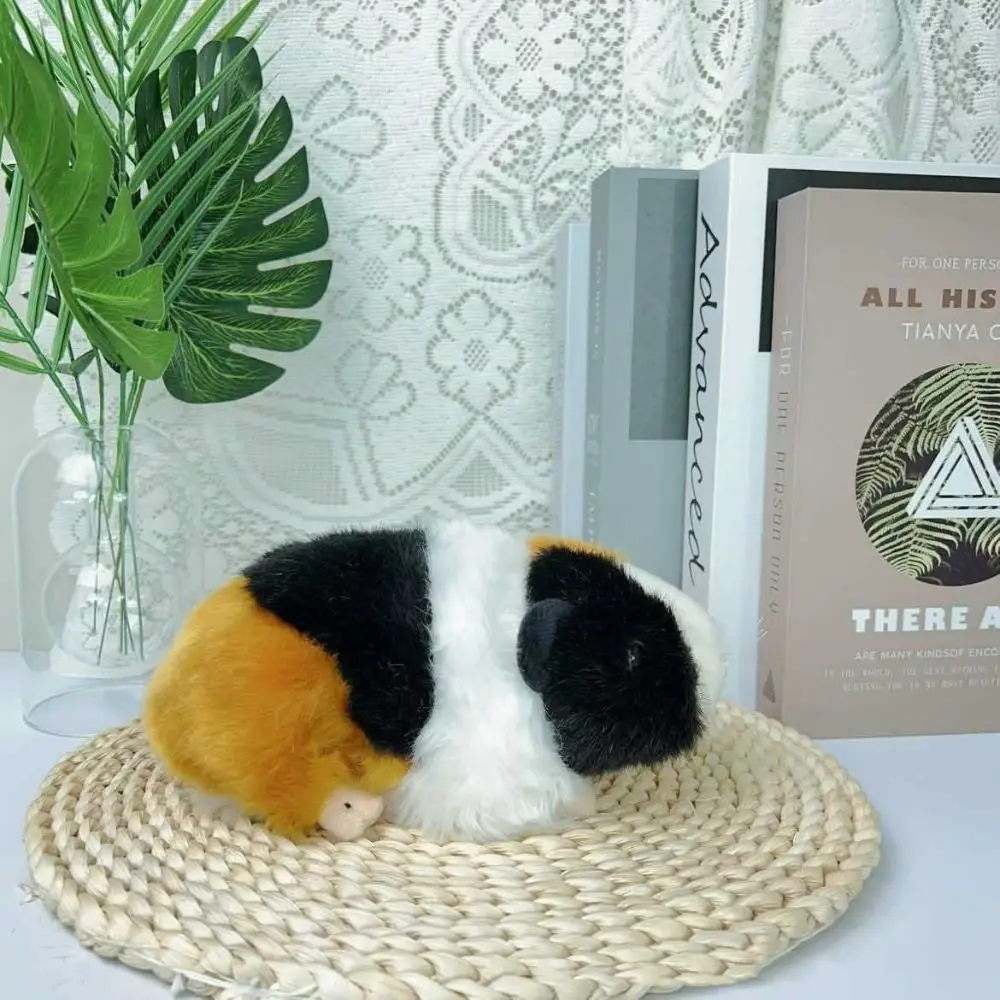 Presente de natal animais de pelúcia cobaia simulação de pelúcia vida real pelúcia mouse bonecas fofo 18cm hamster boneca crianças brinquedos