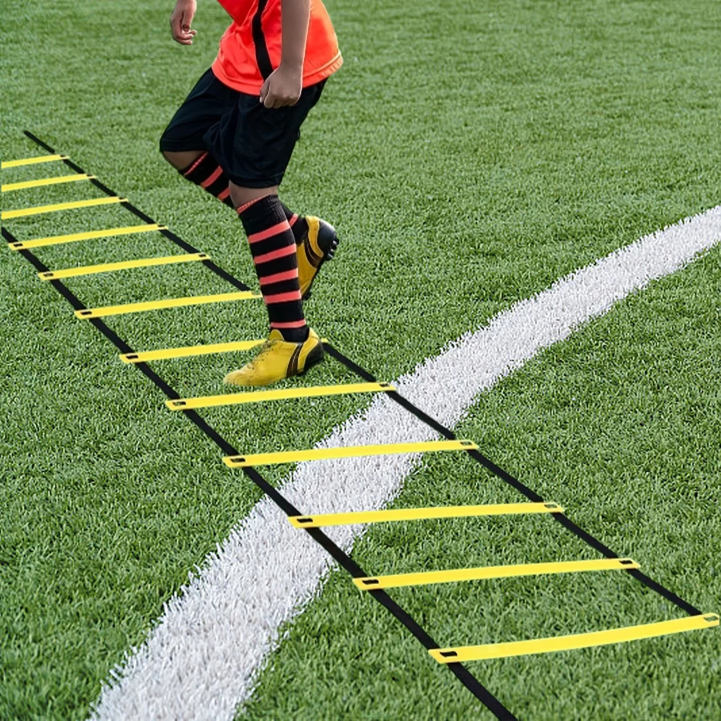 Agility Speed Ladder Stairs Nylon Straps Training Ladders Agile Staircase for Fitness Soccer Football Speed Ladder Equipment