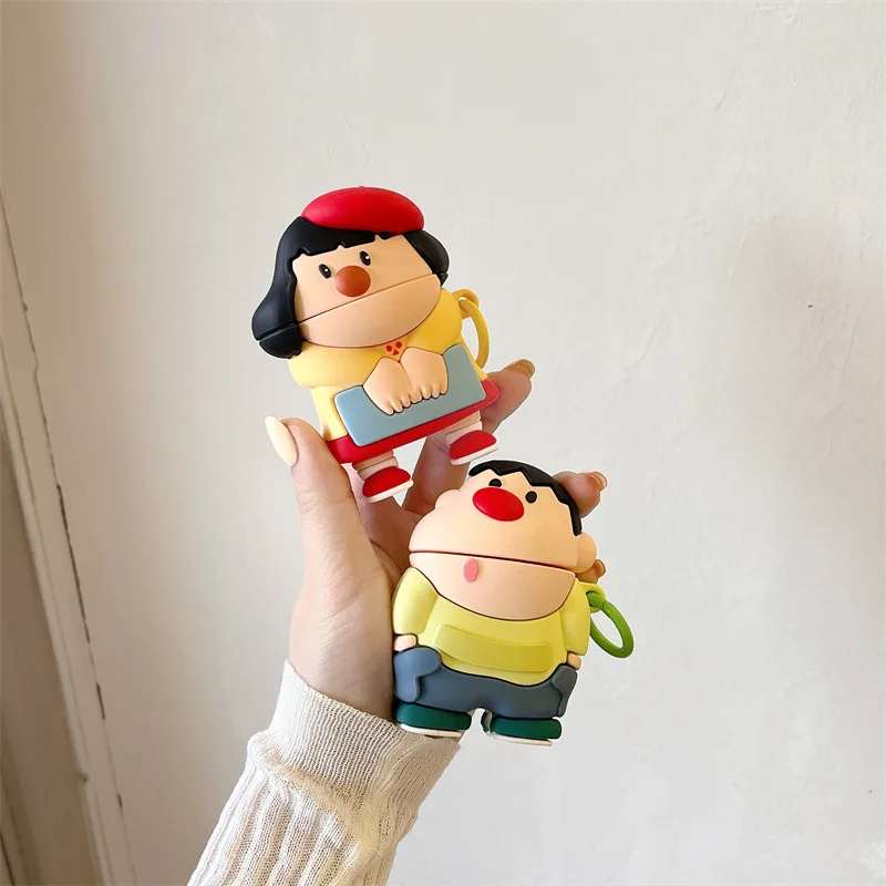 

3D Cute Cartoon Children Case for AirPods Pro2 Airpod Pro 1 2 3 Bluetooth Earbuds Charging Box Protective Earphone Case Cover