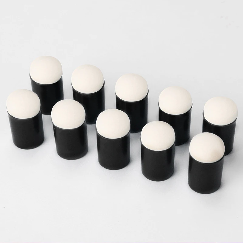 10Pcs Sponge Finger Cots for Coloring The Face and Painting Tools Children's DIY Handcrafted Painting Pressing Finger Cots
