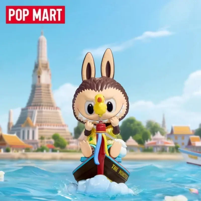 

POP MART THE MONSTERS LABUBU Long tail Boat Figure Thailand Exclusive Blind Box Toys Mystery Box Mistery Caixa Action Figure