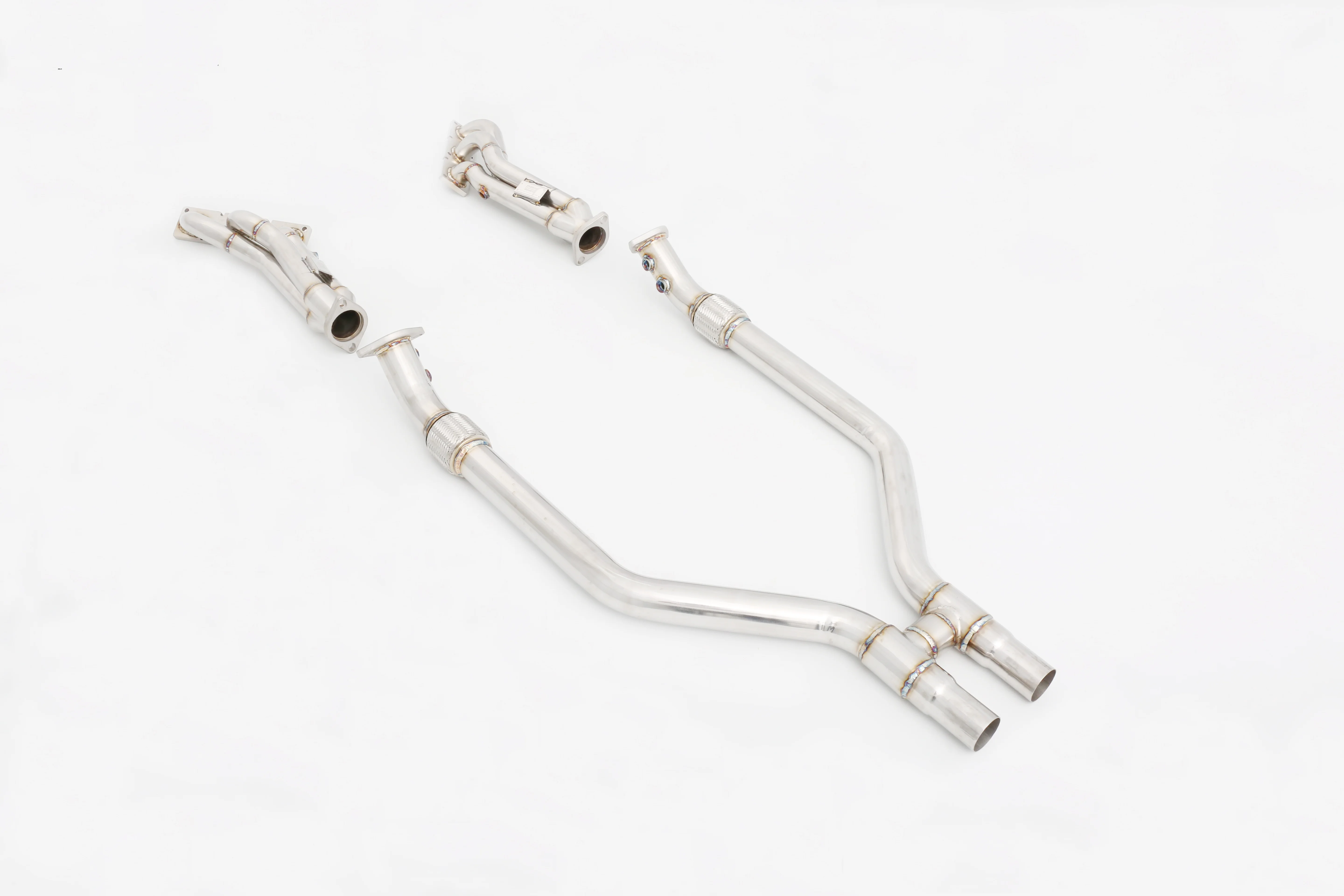 Custom 304 Stainless Steel Manifold Headers and Front Pipe for 3.7L Premium Performance Exhaust System