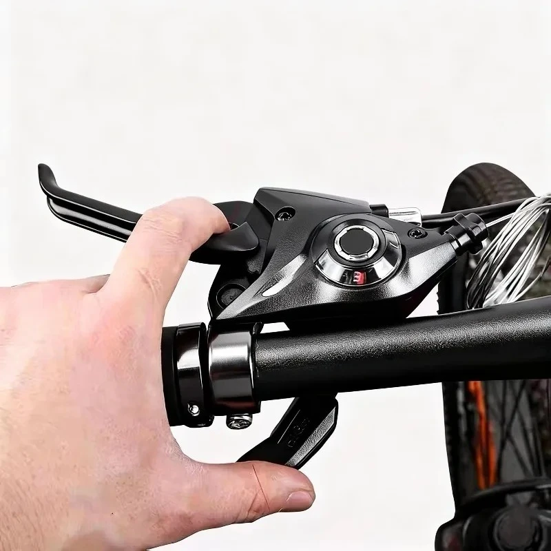 

Mountain Bike Shifter Brake Lever Set 3x7 or 3x8 Speed V Brake Trigger Shift Levers Handlebar Black