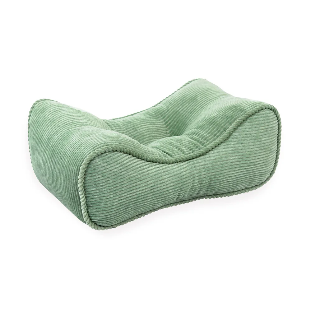 High Elasticity PP Cotton Waist Pad 38x23x14CM Corduroy Multifunctional Lumbar Pillow Home Office Chair Backrest Cushion