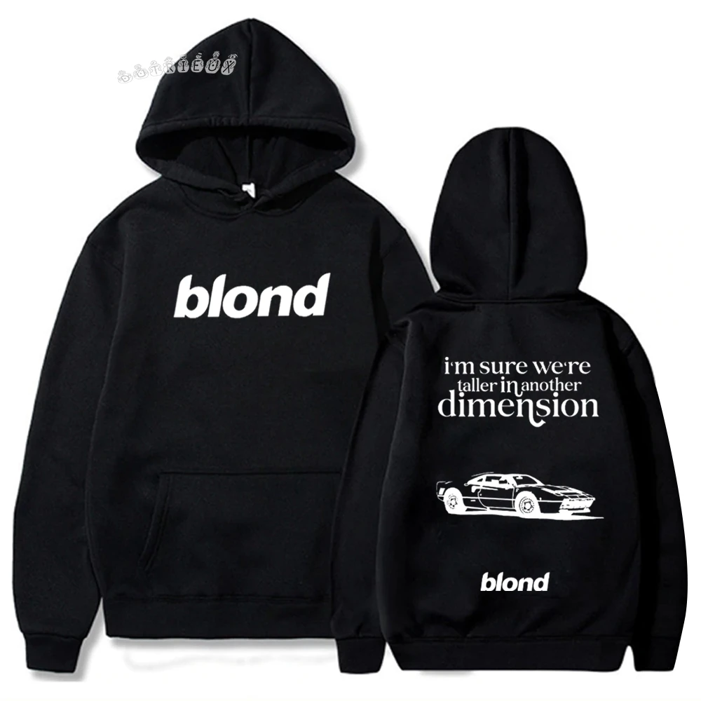 2024 Sweatshirts Frank Ocean Blond Album Hoodie Frank Ocean White Ferrari Music Women Men Harajuku Long Sleeve