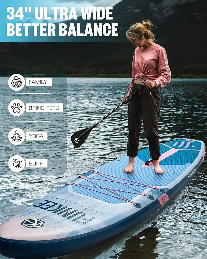 FUNKEE لوح تزلج قابل للنفخ قابل للتخصيص، تصميم جديد، مواد EVA PVC الممتازة للأطفال تتضمن ملحقات إصلاح #3