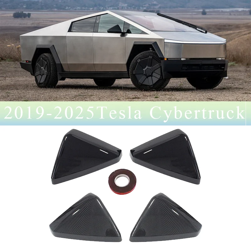

For Tesla Cybertruck 2019-2025 Car Sticker Rearview Side Mirror Cover Wing Cap