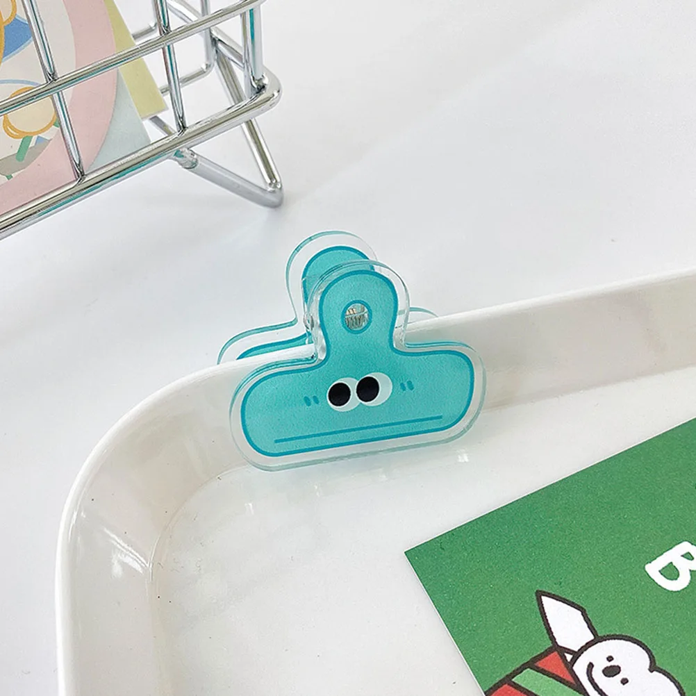 

8 Pcs Paper Clips Folder Sub Work Medium Plastic Small Bag Decorative Cute Binder Study Office Wall Hanging School Supplies