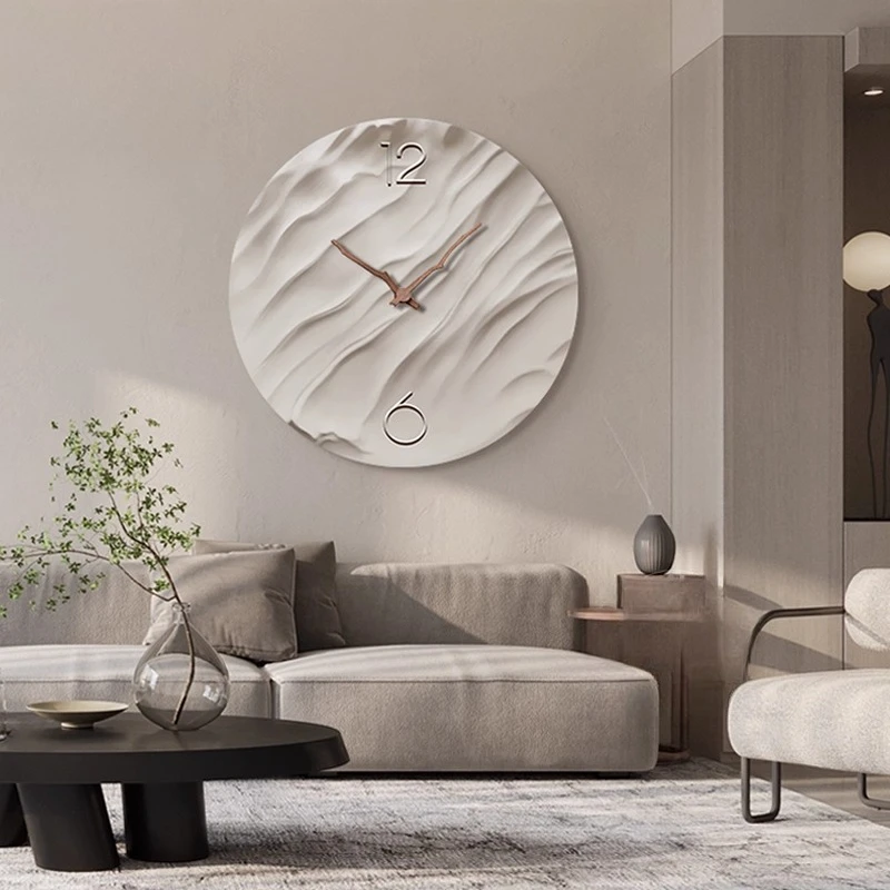 Aesthetic Minimalist Clock Wall Design Living Room Fashion Decoration Interior Art Romantic Wall Watch Reloj De Pared Decoration
