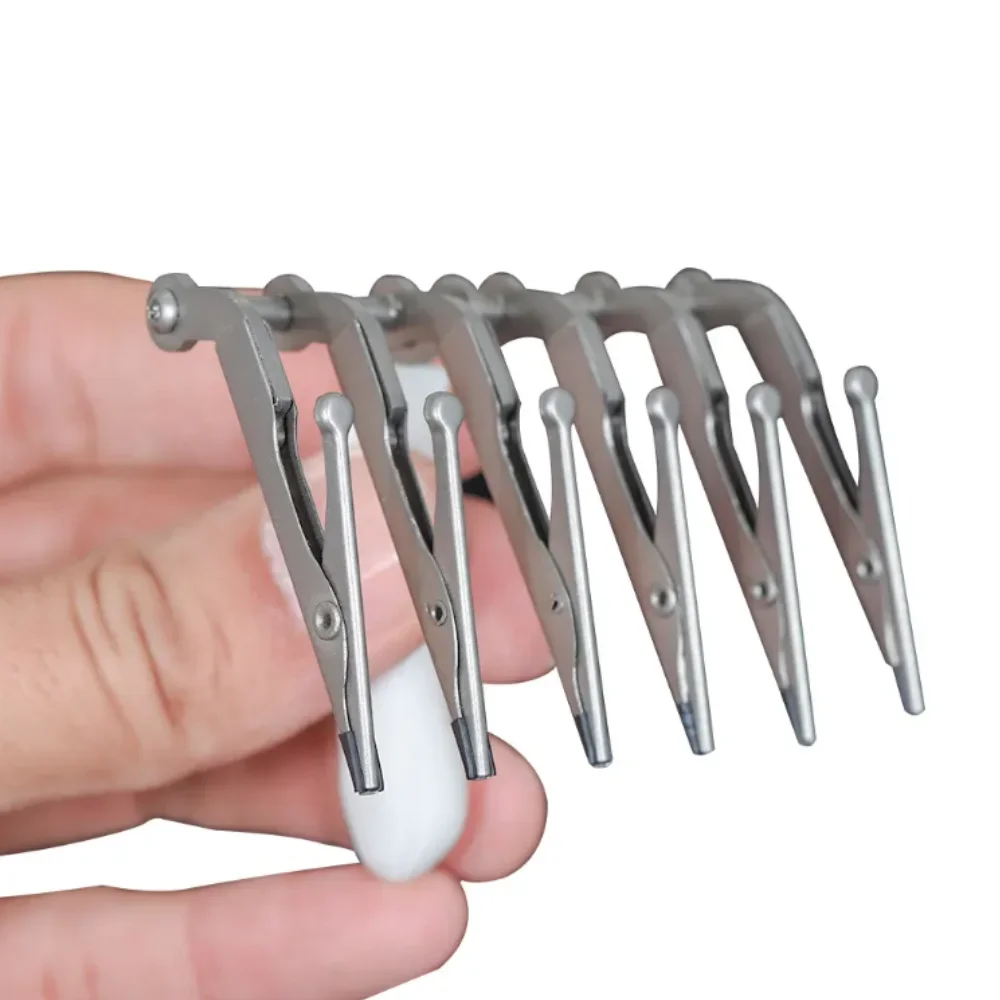 セラミスト六角クランプ、釉薬用六歯クリップ、バッチ磁器補助ツール、技術者研究室、迅速な配達