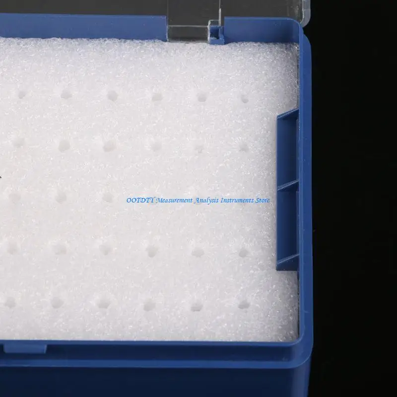 367D Plastic Storage Box With Foam Milling Cutter For 50 PCB Drill Bits