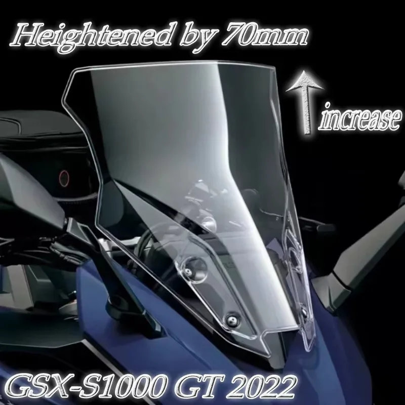 NEW 2022 2023 Windshield Windscreen for SUZUKI GSX-S1000 GT Motorcycle Accessories Wind Deflectors Gsx S1000gt