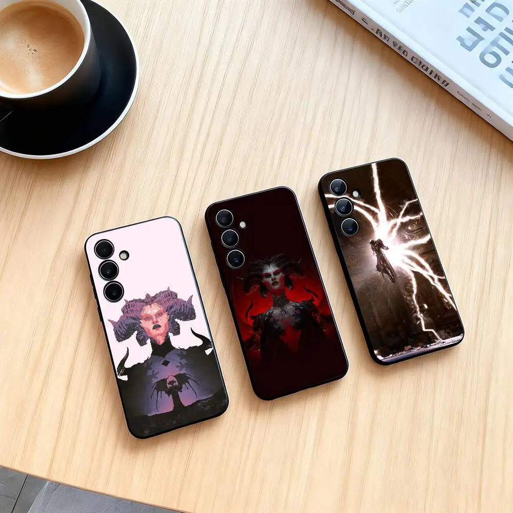 D-Diablo Immortal Hellfire  Phone Case For Samsung Galaxy A73,A72,A71,A70,A53,A52,A51,Others Soft Black Cover Gift