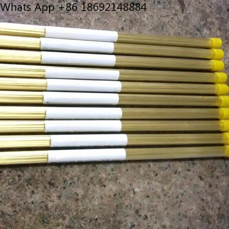 For Piercing Machine Copper Rod Piercing Electrode Wire Electrode Tube Single Hole Brass Tube Copper Tube 100 Pieces