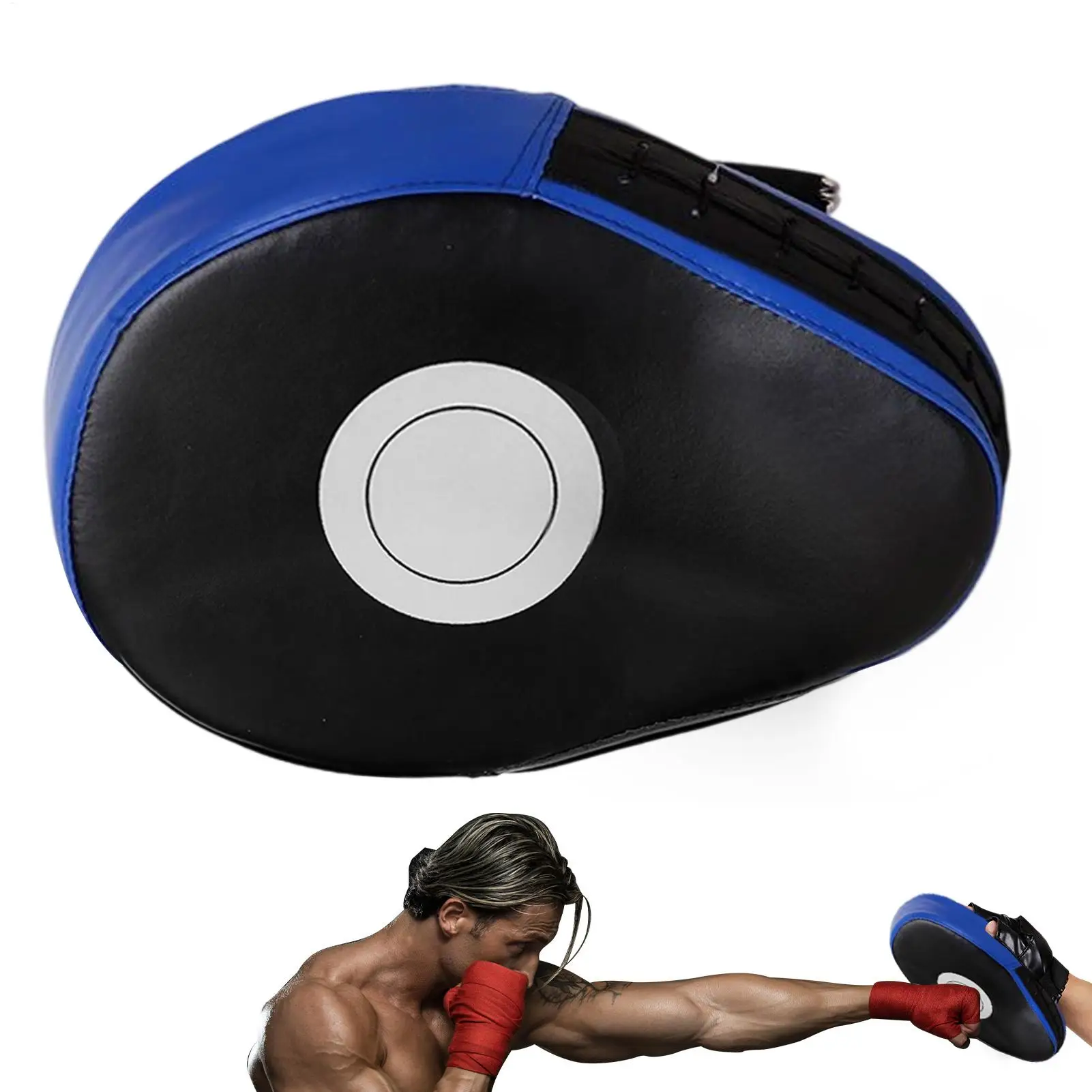 1 Stück gebogenes Box-Handziel, Boxer-Ziel, Taekwondo-Box-Präzisionsziel, gebogenes Handziel für das Training von Erwachsenen und Kindern