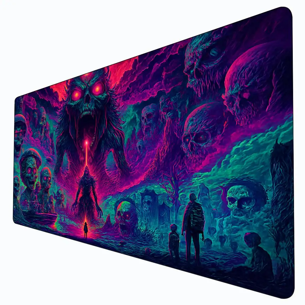Terror Abyss and Demon MTG Playmat Magic Card Battle Mat Non-Slip Durable 35X60CM Commander playmat Board Game Mat for TCG