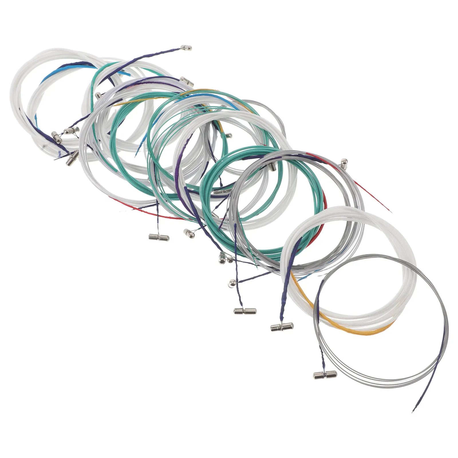 

21 шт. нейлоновых струн для китайского гучжэна, 163 см, для начинающих, с улучшенной настройкой, для детской цитры, для тренировок