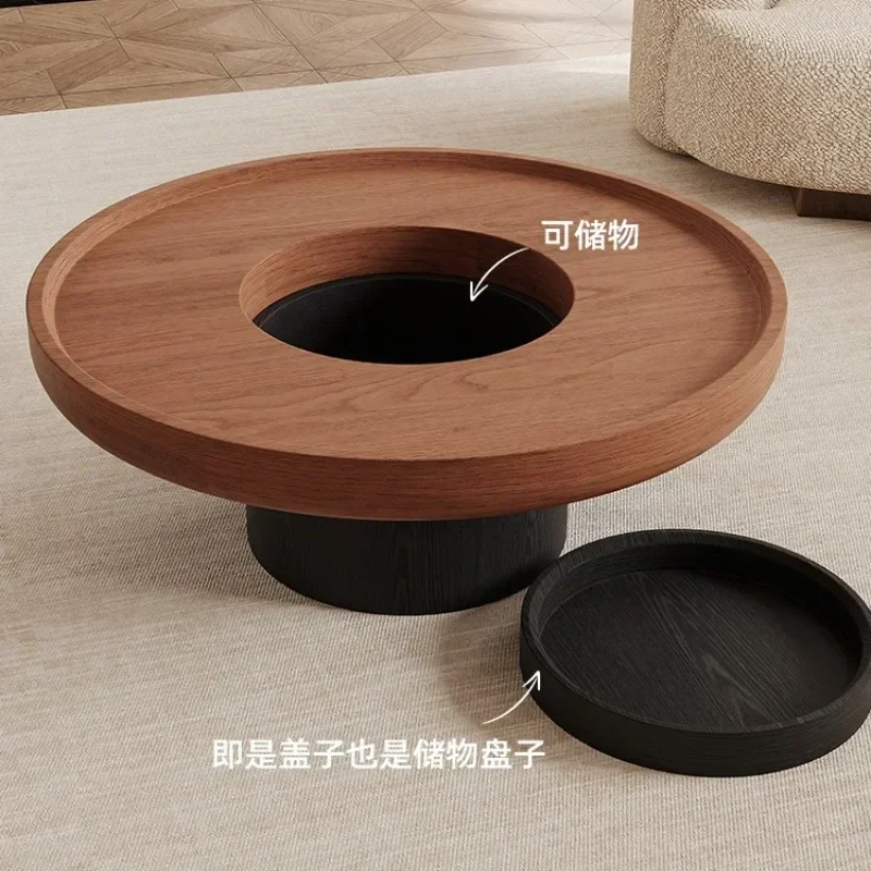 Round creative living room household small apartment, high-end side table