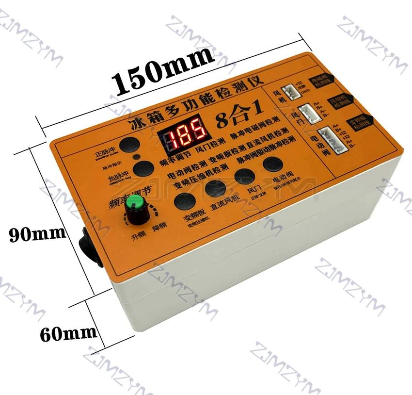 Refrigerator Inverter Board Compressor Solenoid Valve Fan Air Door Electric Valve Tester Fault Tool English Version