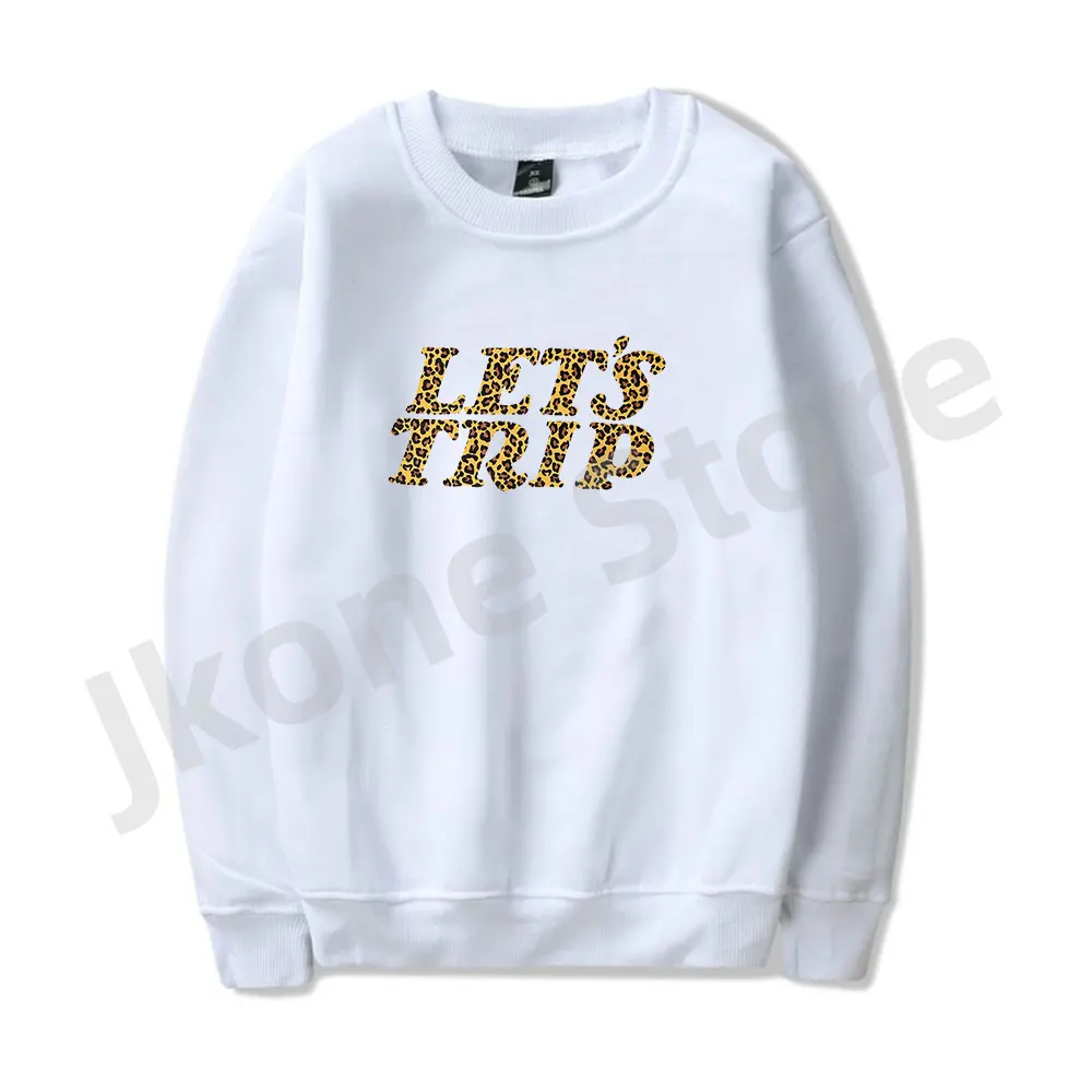 Sturniolo Triplets Let's Trip Cheetah Merch Crewneck Sweatshirts Women Men Fashion Casual Long Sleeve