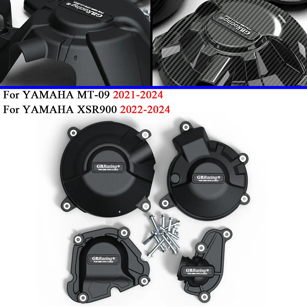 

For YAMAHA MT-09/SP 2021-2024 FZ-09 XSR900 TRACER 9 GT Motorcycles Engine Protection Cover For GB Racing