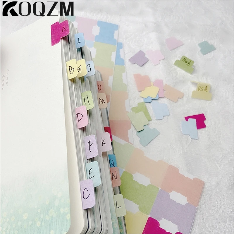 5sheet Self-adhesive Index Label Sticker Personalized Bible Journaling Tabs Flag