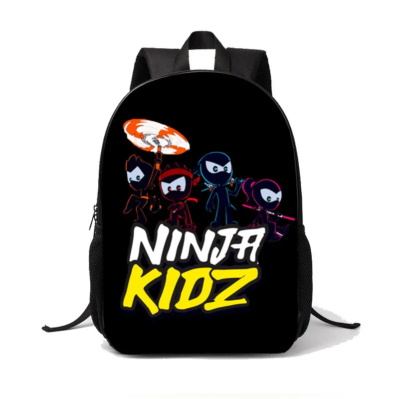 Child School Bags Large Capacity Camping Durable Rucksack NINJA KIDZ Backpacks Boys and Girls Student Birthday Gift