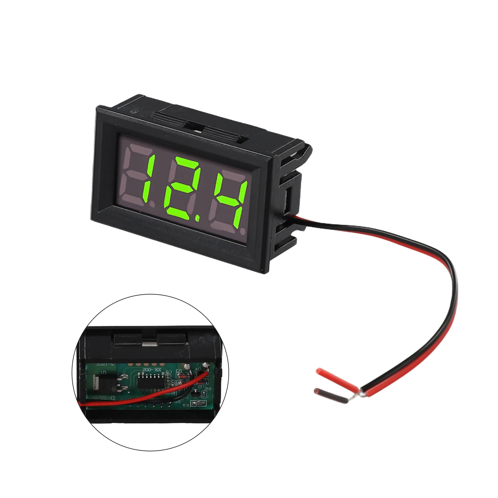 Вольтметр напряжения Светодиодный стол напряжения Светодиодная панель Светодиодный дисплей запуска низкого напряжения Цифровой светодиодный стол напряжения DSN-DVM-568HV Практичный