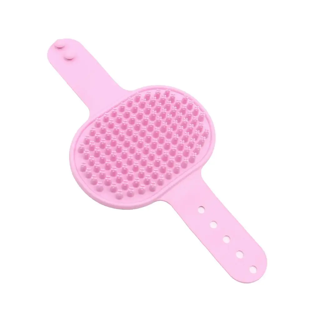 Pet Dog Cat Bath Brush Comb Rubber Glove Hair Fur Grooming Washing Gloves Glove Kitchen Silicone Pets Massage Massaging Cle P9P5