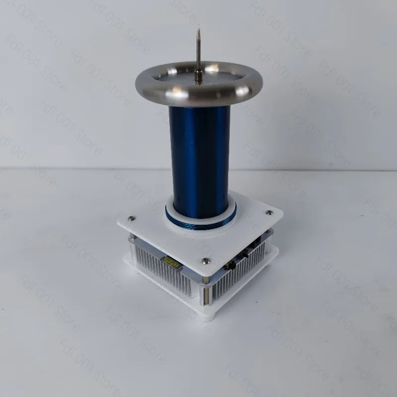 DIY Music Coil  Speaker Arc Spark Generator Touch Lighting Experiment Toy Golden Blue Optional