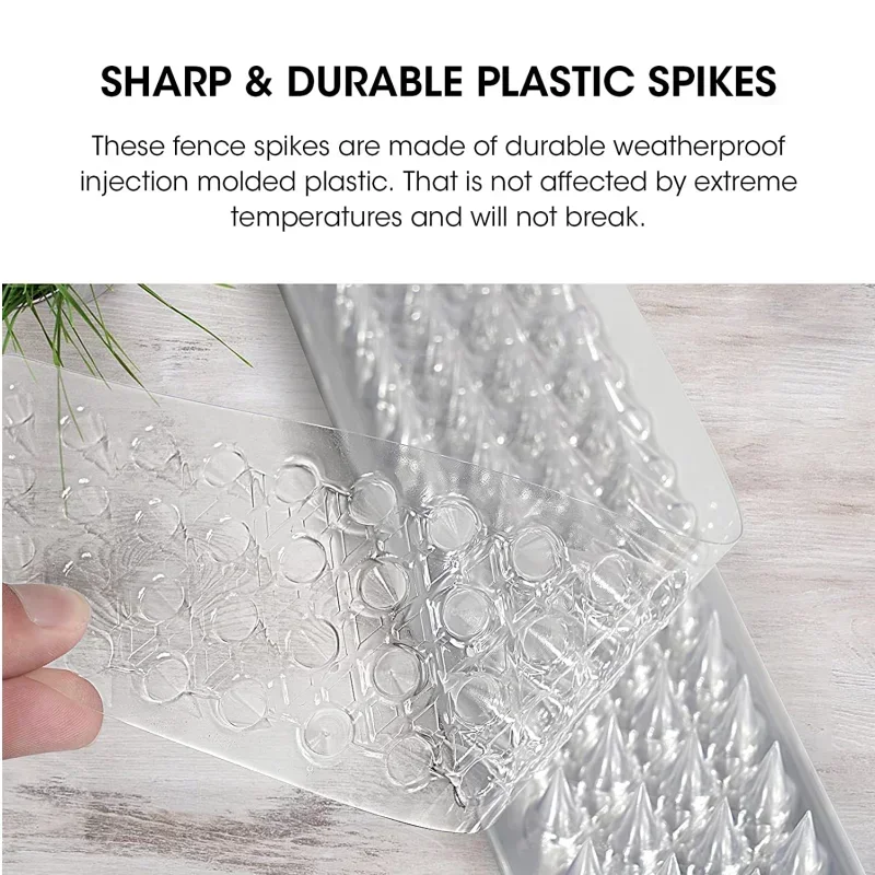 

1/10 шт., отпугиватель птиц, шипы для забора, настенные шипы для кошек, анти-голубиные шипы, защита от птиц, уличные садовые заборы с белками, репеллент для животных