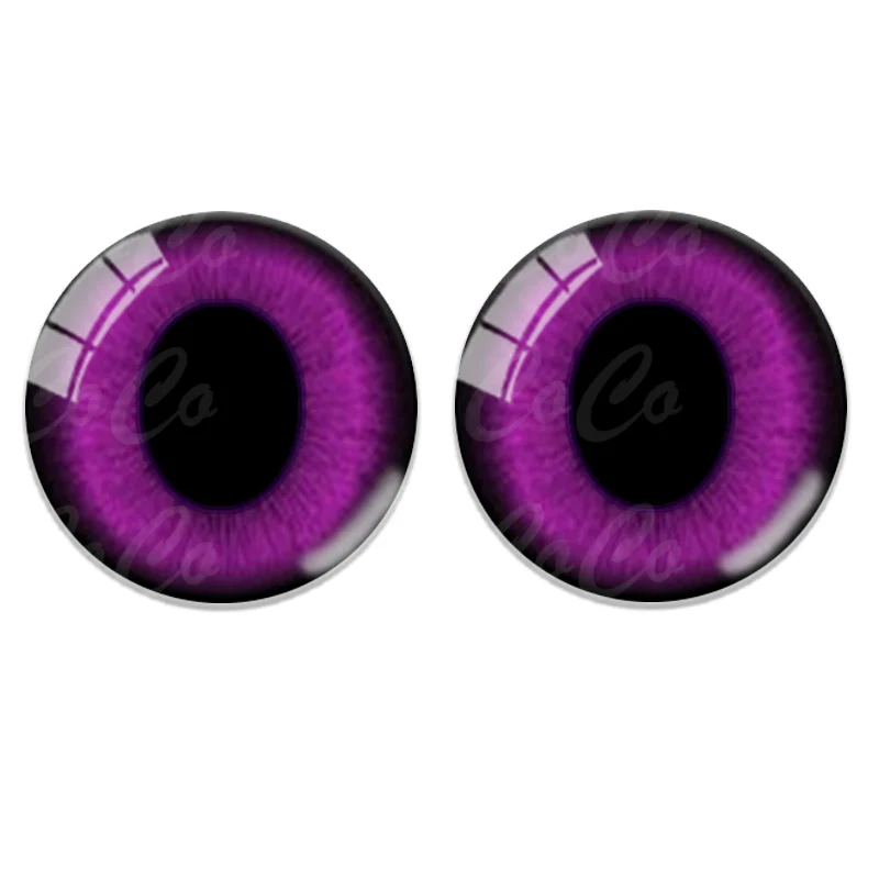 12 stuks 8-25 mm pop glazen oog speelgoed poppen dierenogen ronde glazen cabochon DIY maken accessoires