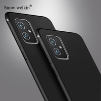 For Zenfone8 ZS590KS Case Matte Soft Silicone Back Cover Phone Cases For Asus Zenfone 8 9 Cover Case