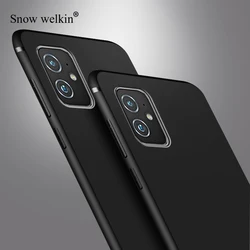 For Zenfone8 ZS590KS Case Matte Soft Silicone Back Cover Phone Cases For Asus Zenfone 8 9 Cover Case