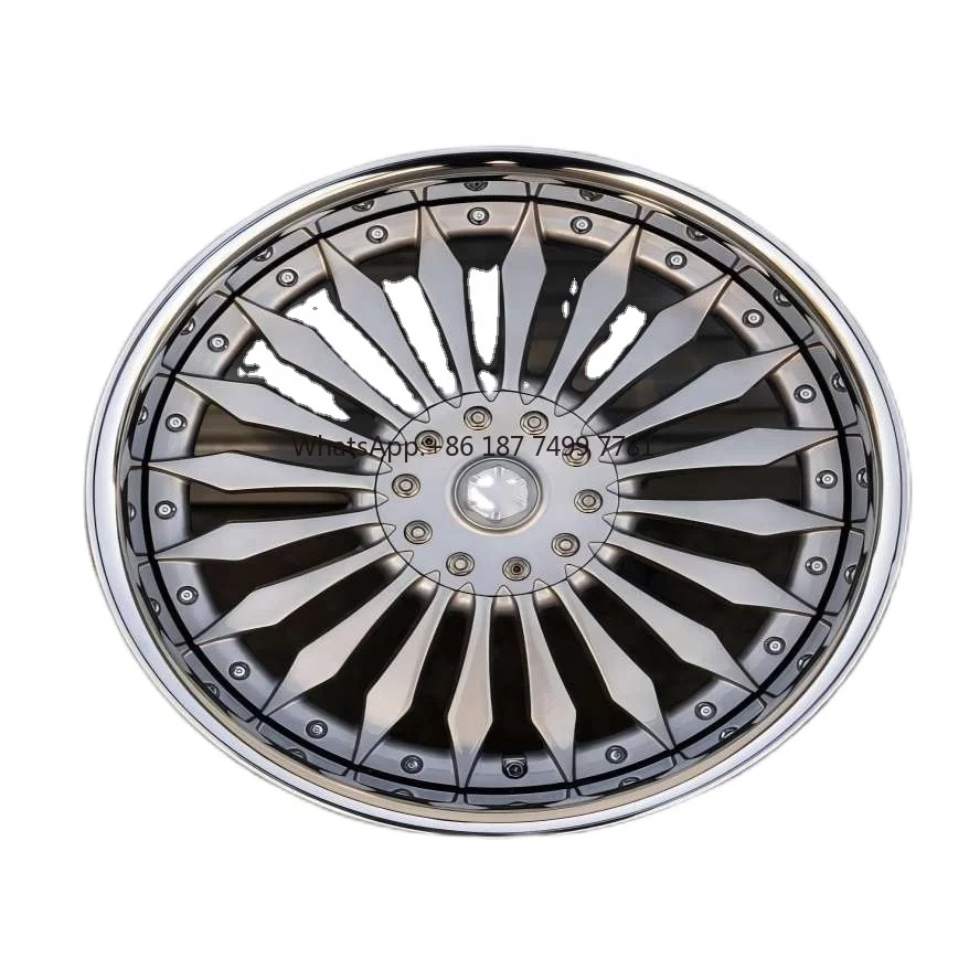 

New 20 21 22 23 24 25 Inch Forged Wheels 9.5J 10.5J Aluminum Alloy Wheels Rims Deep Dish Polished