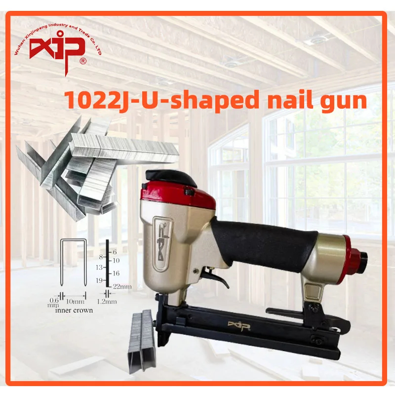 1022J Upholstery Stapler  20 Gauge Pneumatic 7/16-inch(11.2mm) Crown Air Power Stapler Gun For Furniture Upholstering,Car seat