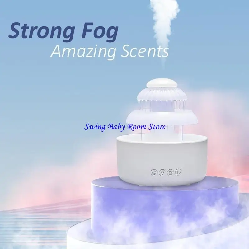 K1AD المحمولة المرطب العطرية الناشر 600 مل مع أضواء ملونة