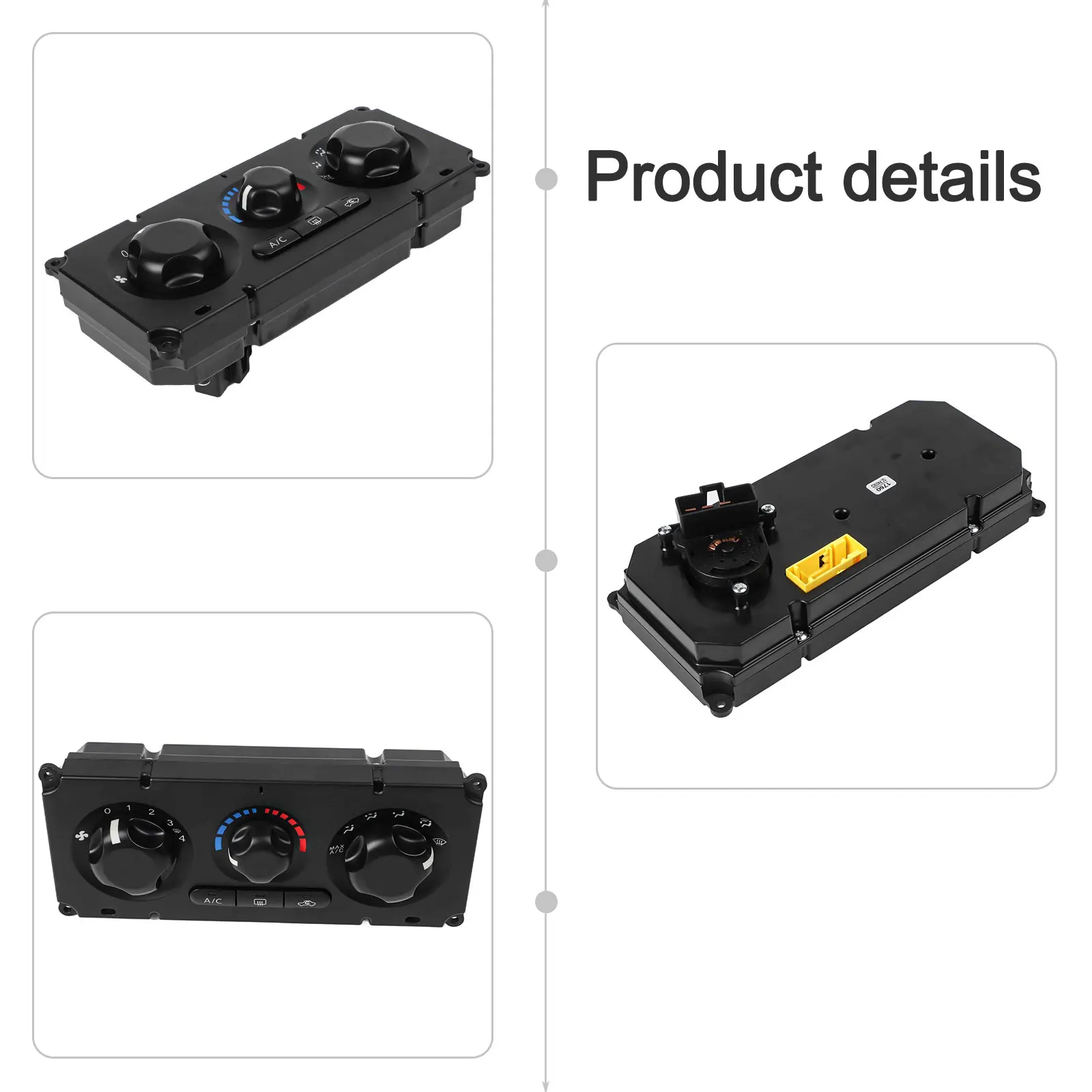 

Для Nissan Frontier для Navara D40 2007 2012, переключатель управления кондиционером 27510 JS60B, прямая замена