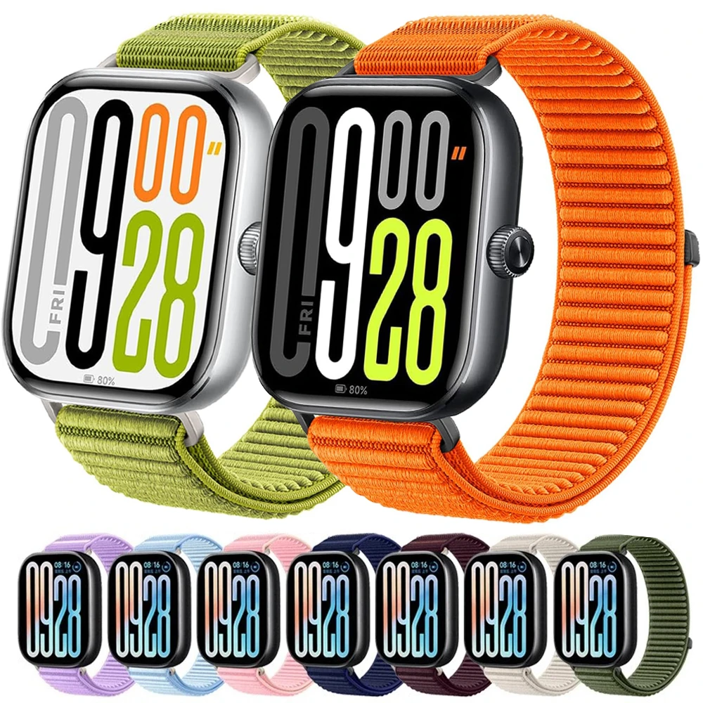 

Nylon Loop Strap For Xiaomi 9Pro 8 Pro Redmi Watch 6 5 4 Comfortable Breathable For Xiomi 9pro 8pro Redmi 5 4 Strap Simple Style