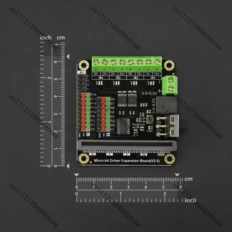 Motor Servo Expansion Board DFRobot, 4 DC Motor 8 Servo Driver with 9 GPIO Ports for Student Coding Robot DIY Projects