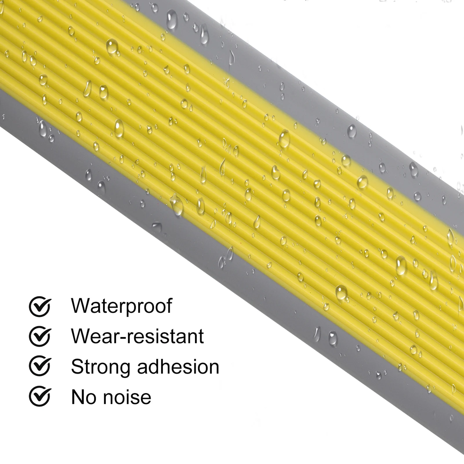 Anti-skid Strip for Stairs Rugs Edging Protectors Non-slip Floor Transition Pvc Stringer Step Trim Edges